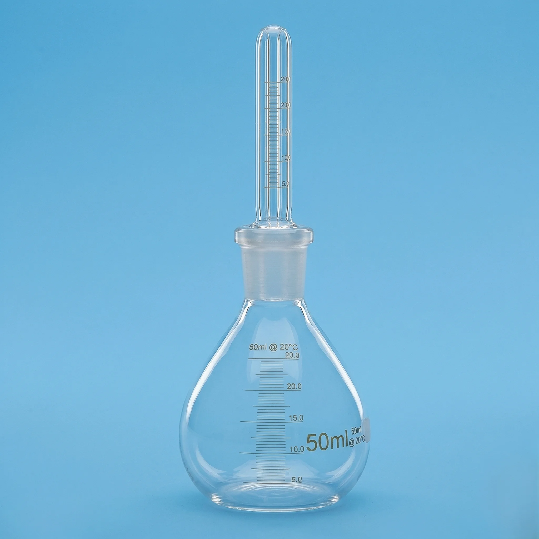Calibrated Borosilicate Pycnometers with Certificate