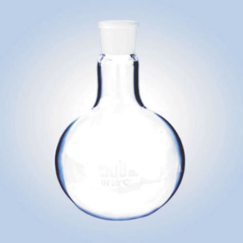 Round Bottom Flask Single Neck Borosilicate 3.3 Glass with Standard Ground Socket Joint